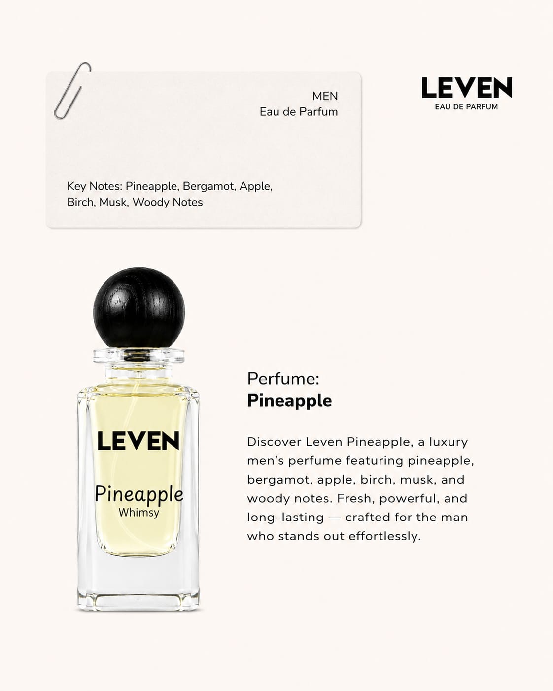 Pineapple Whimsy | Men's Extrait de Parfum